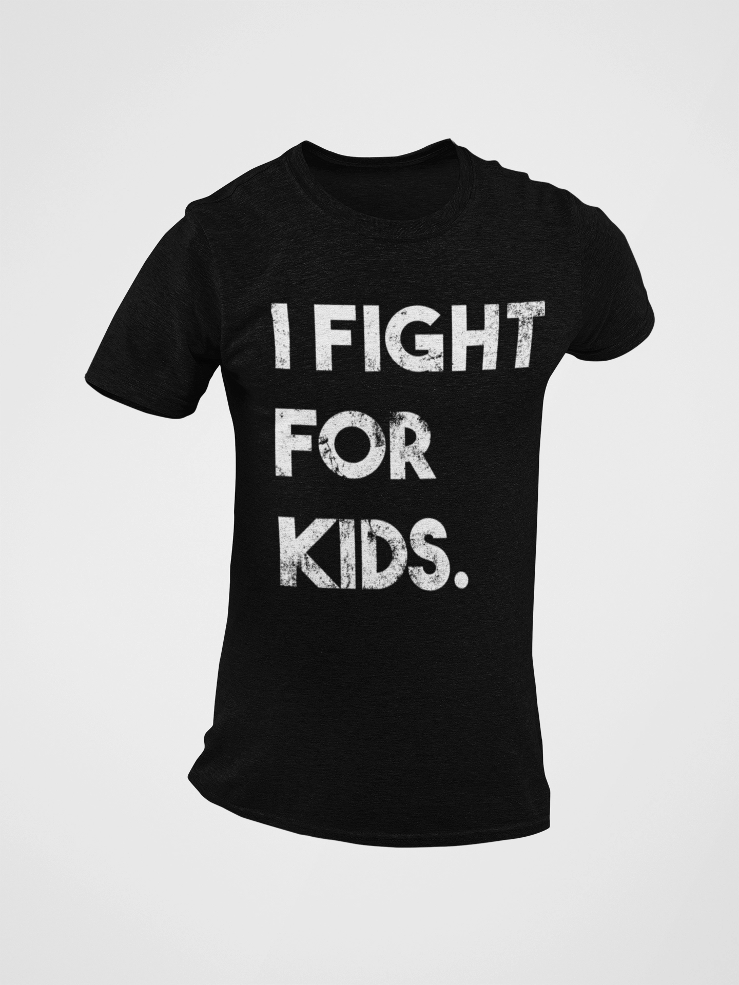 I FIGHT FOR KIDS. (Black Heather)